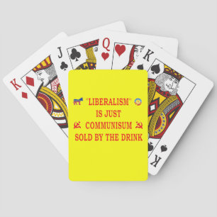 JEU DE CARTES LE LIBÉRALISME N'EST QUE LE COMMUNISME
