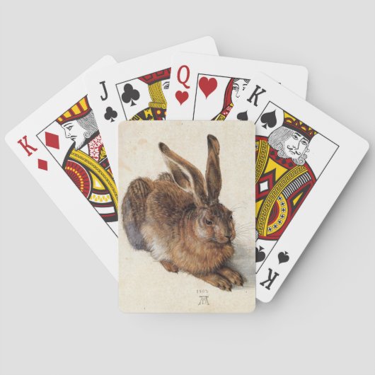 Jeu De Cartes Le lièvre du RABBIT par Albrecht Durer (dos)