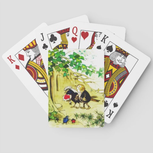Jeu De Cartes Le mariage d'oiseau (dos)