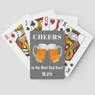 Jeu De Cartes Le meilleur monogramme du monde papa d'anniversair