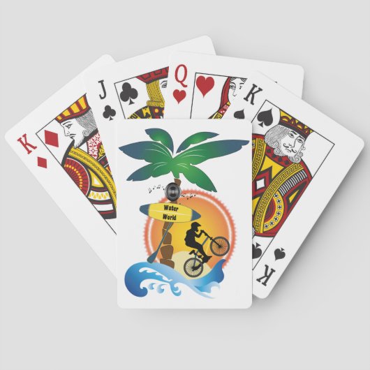 Jeu De Cartes Le Monde de la glisse (dos)