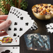 Jeu De Cartes Le monstre de Halloween Steampunk Frankenstein (In Situ)