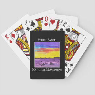 Jeu De Cartes Le monument national de White Sands
