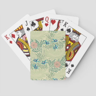 Jeu De Cartes Le motif célèbre de William Morris Larkspur 