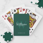 Jeu De Cartes Le nom et le monogramme des développeurs de script