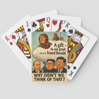 Jeu De Cartes Le nouvel avion de Trump en provenance du Qatar