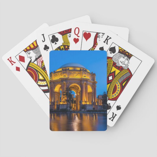 Jeu De Cartes Le palais des Beaux-Arts à l'aube (dos)