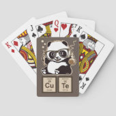 Jeu De Cartes Le panda chimiste a découvert mignon (dos)