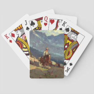 Jeu De Cartes "Le paqueteur solitaire" Art occidental d'Edgar Pa