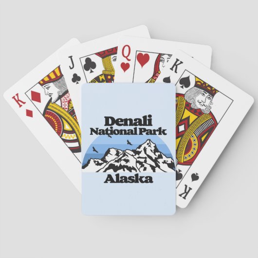 Jeu De Cartes Le Parc national de Denali (dos)