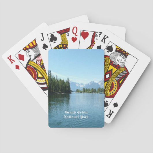 Jeu De Cartes Le Parc national de Grand Teton (dos)