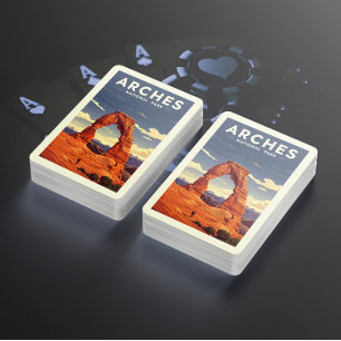 Jeu De Cartes Le Parc national vintage Arches