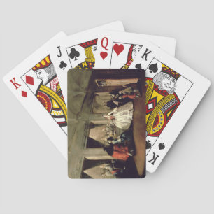 Jeu De Cartes Le Parlon du couvent de San Zaccaria (huile sur ca