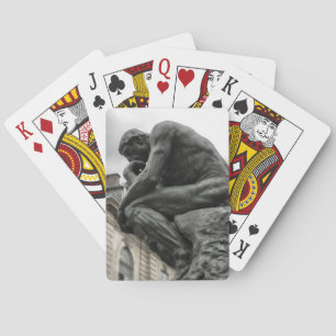 Jeu De Cartes Le Penseur Rodin Paris Sculpture
