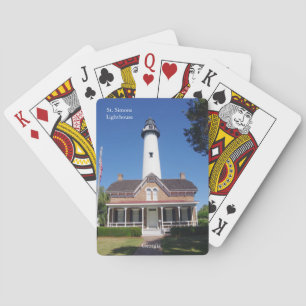 Jeu De Cartes Le phare de Saint-Simons joue aux cartes