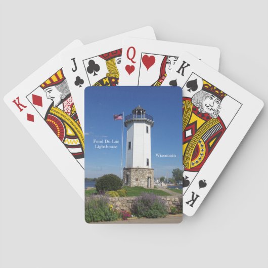 Jeu De Cartes Le phare Fond Du Lac joue aux cartes (dos)
