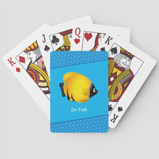 Jeu De Cartes Le poisson jaune de l'enfant (dos)