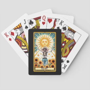 Jeu De Cartes Le pont de poker de la carte de tarot Sun Skeleton