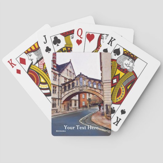 Jeu De Cartes Le Pont des Soupirs - Oxford (dos)