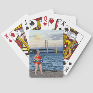 Jeu De Cartes Le pont Mackinac Beauté de bain
