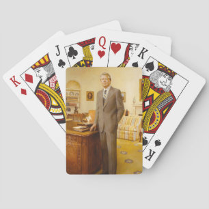 Jeu De Cartes Le président américain James Earl Carter au Bureau