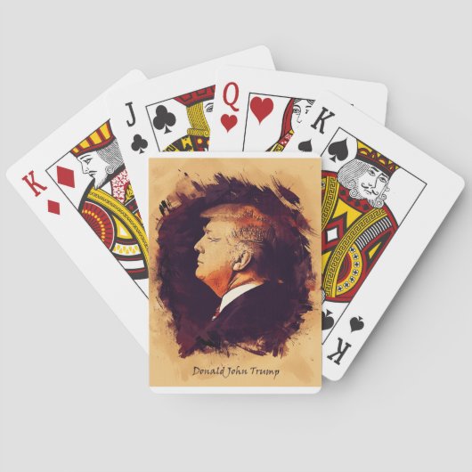 Jeu De Cartes Le président Donald Trump (dos)