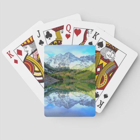 Jeu De Cartes Le reflet de Maroon Bells (dos)
