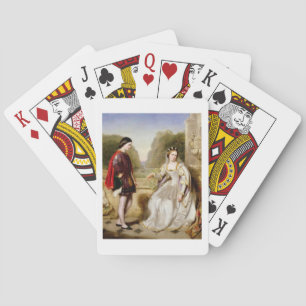 Jeu De Cartes Le refus (huile sur toile)