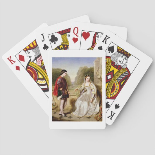 Jeu De Cartes Le refus (huile sur toile) (dos)