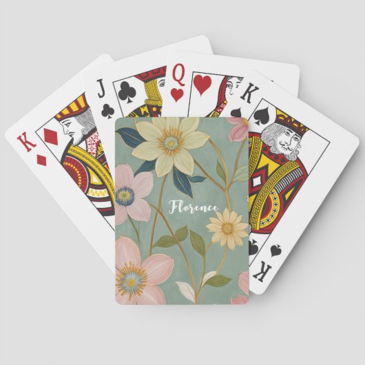 Jeu De Cartes Le réveil doux du printemps personnalisé (dos)