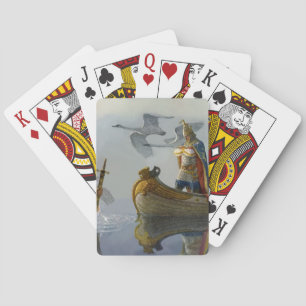 Jeu De Cartes « Le roi Arthur prend l'épée » par NC Wyeth