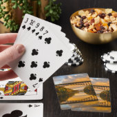 Jeu De Cartes Le Roi français Bridge dans l'automne (In Situ)