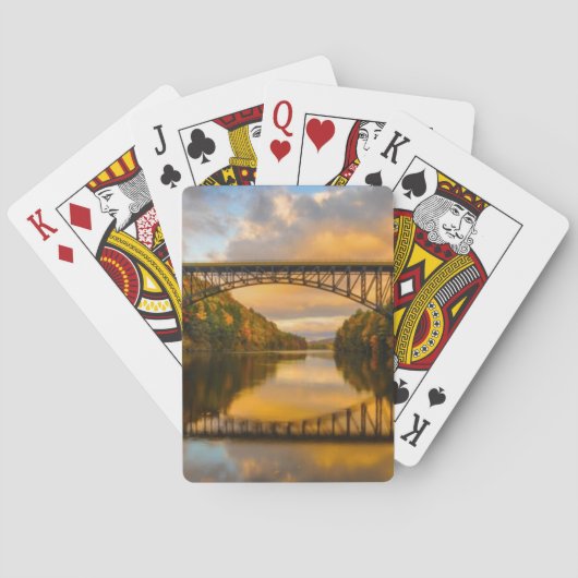 Jeu De Cartes Le Roi français Bridge dans l'automne (dos)