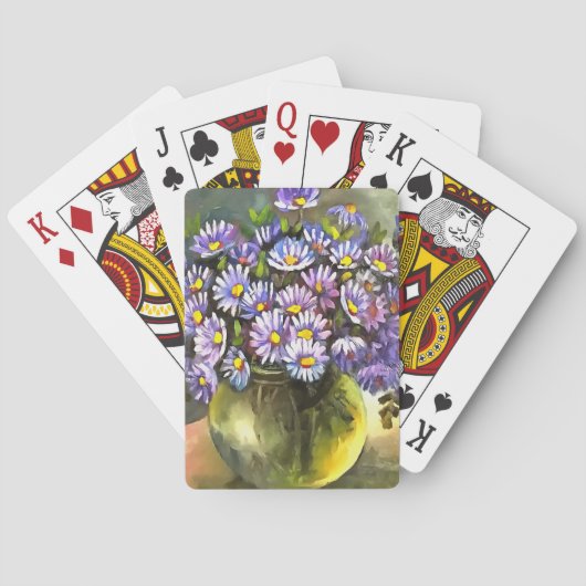 Jeu De Cartes Le Roi George Asters (dos)
