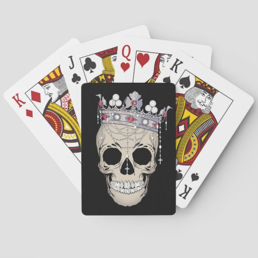 Jeu De Cartes Le Roi Skull (dos)