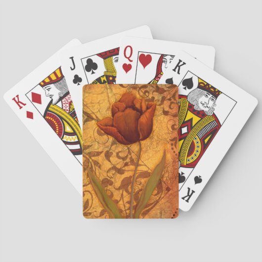 Jeu De Cartes Le rouge fleurit II (dos)