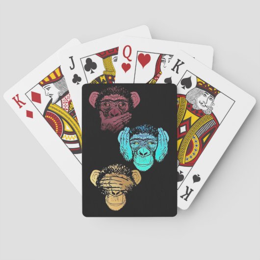 Jeu De Cartes Le singe (dos)