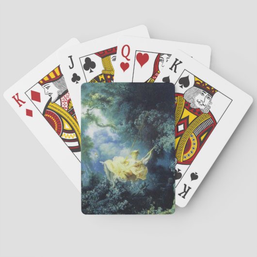 Jeu De Cartes LE SWING, vert jaune bleu (dos)