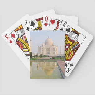 Jeu De Cartes Le Taj Mahal paisible et calme au lever du soleil,