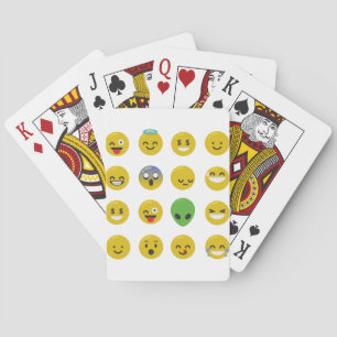 Jeu De Cartes Le visage heureux d'Emoji