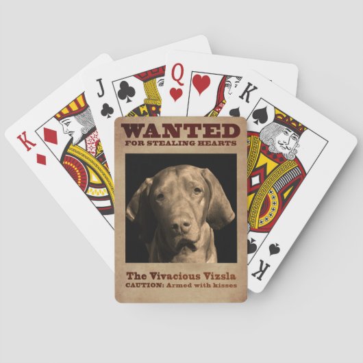 Jeu De Cartes Le Vizsla vivace (dos)