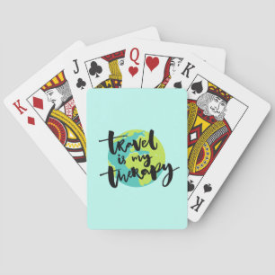 Jeu De Cartes Le voyage est ma thérapie