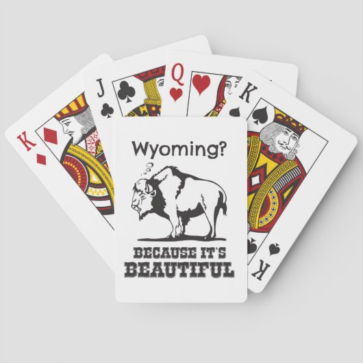Jeu De Cartes Le Wyoming ? Parce que c'est beau (dos)