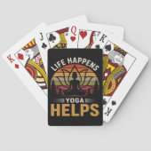Jeu De Cartes Le Yoga Aide à Vivre (dos)
