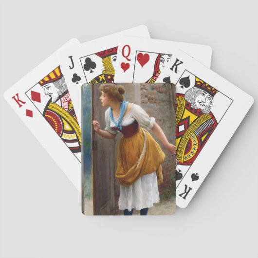 Jeu De Cartes L'Eavesdropper (par Eugene de Blaas) (dos)