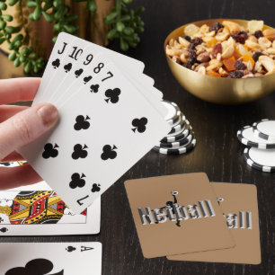 Jeu De Cartes Lecteur Netball Et Nom Dimensionnel,
