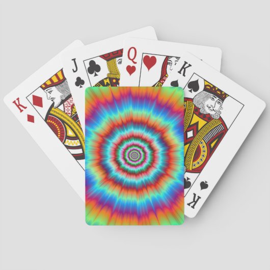 Jeu De Cartes Lecture de cartes Explosion en bleu et orange (dos)