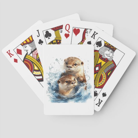 Jeu De Cartes Lecture de cartes Otter (dos)
