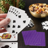 Jeu De Cartes Lecture de cartes Parties scintillant violet (In Situ)