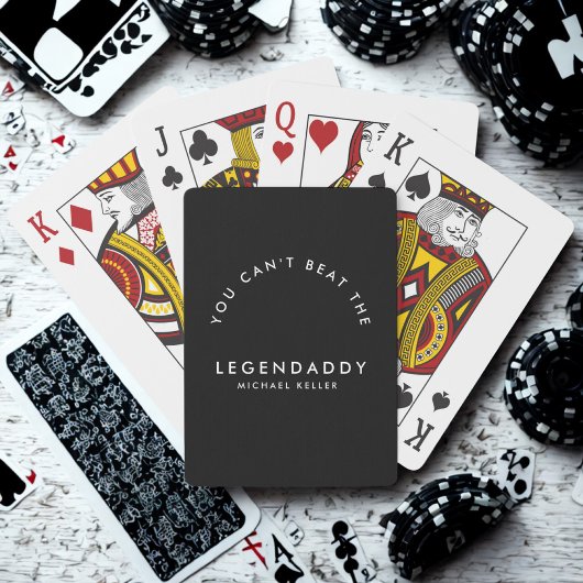 Jeu De Cartes Legendaddy for Legendary Dads fun minimalist 